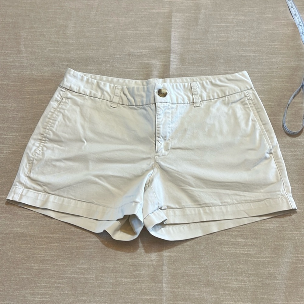Gap cream color shorts. Size 8. These shorts have two front & two back pockets